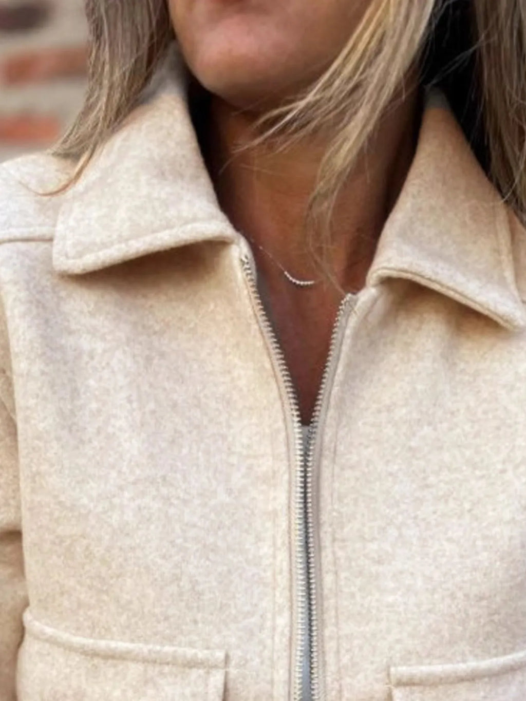 Zip Up Long Sleeve Jacket