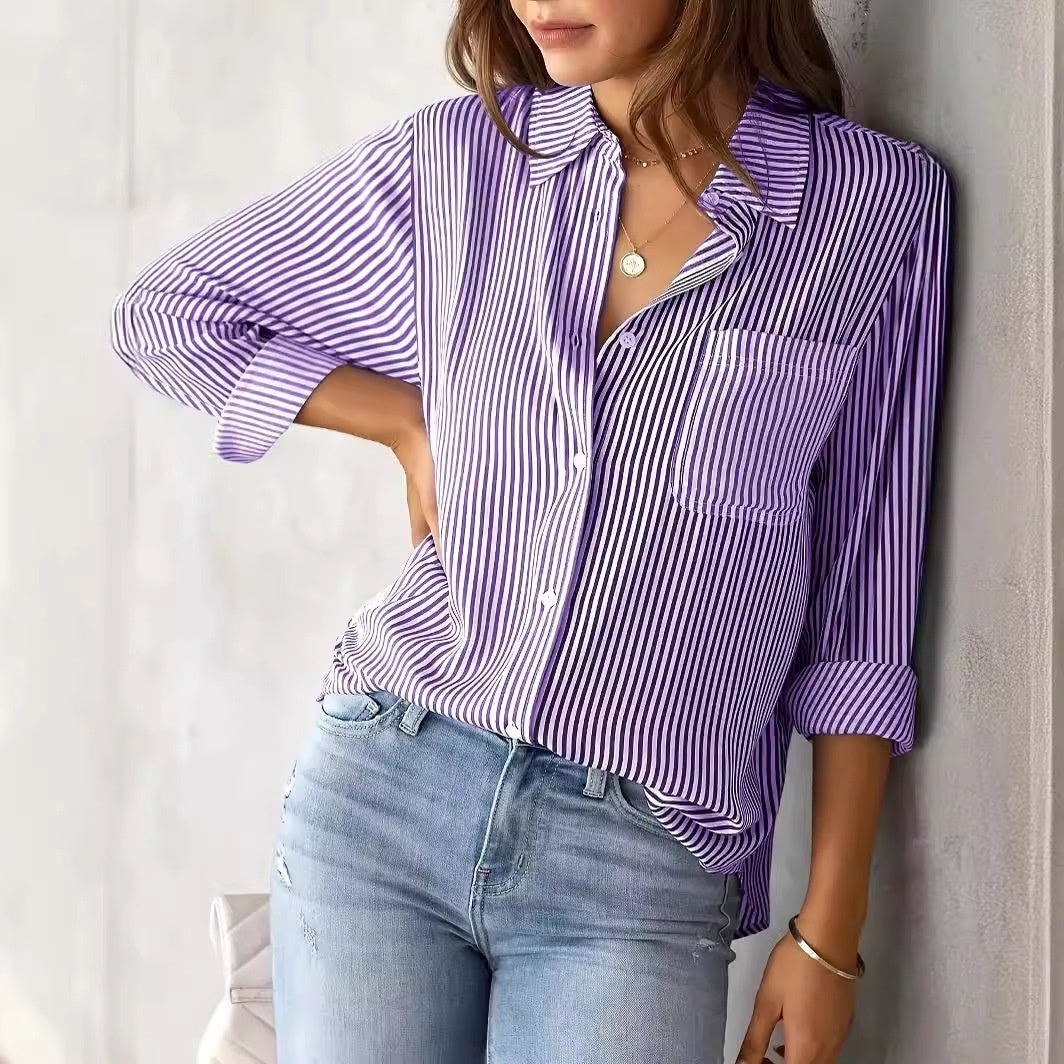 Women's Loose Casual Long Sleeves Shirt