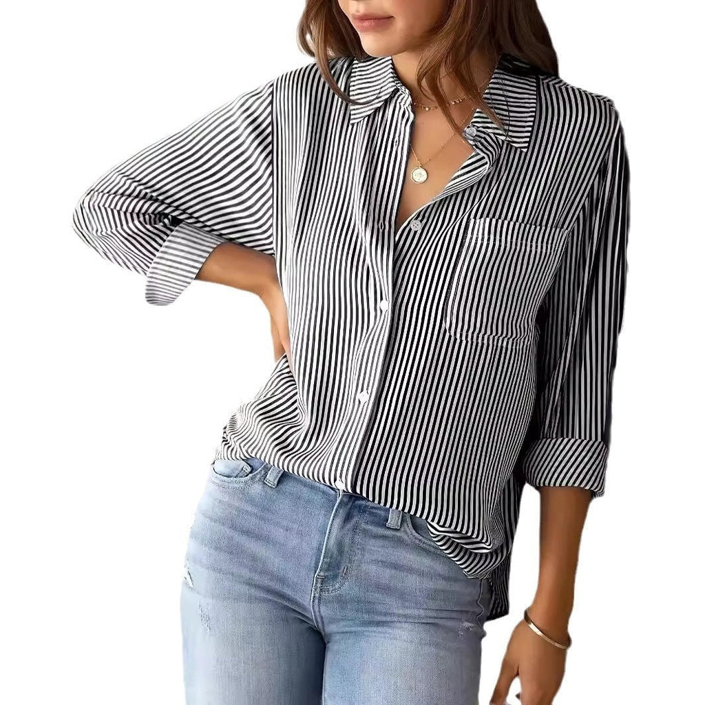 Women's Loose Casual Long Sleeves Shirt