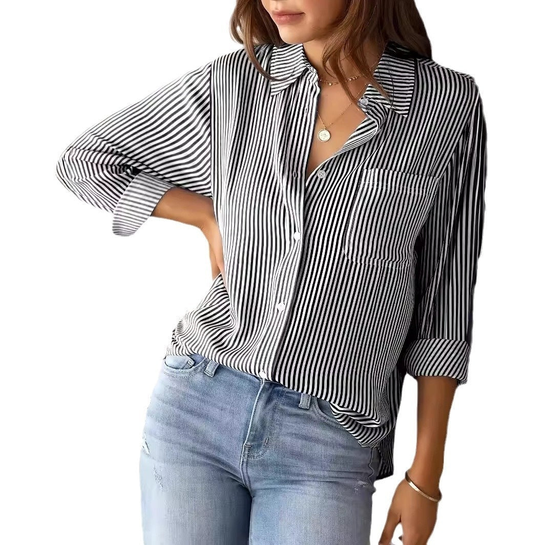Women's Loose Casual Long Sleeves Shirt