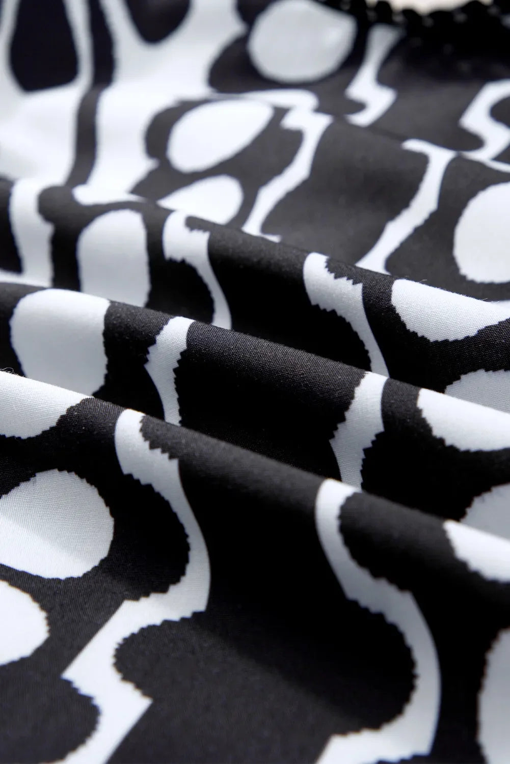 Printed Round Neck Half Sleeve Blouse | Stylish & Versatile